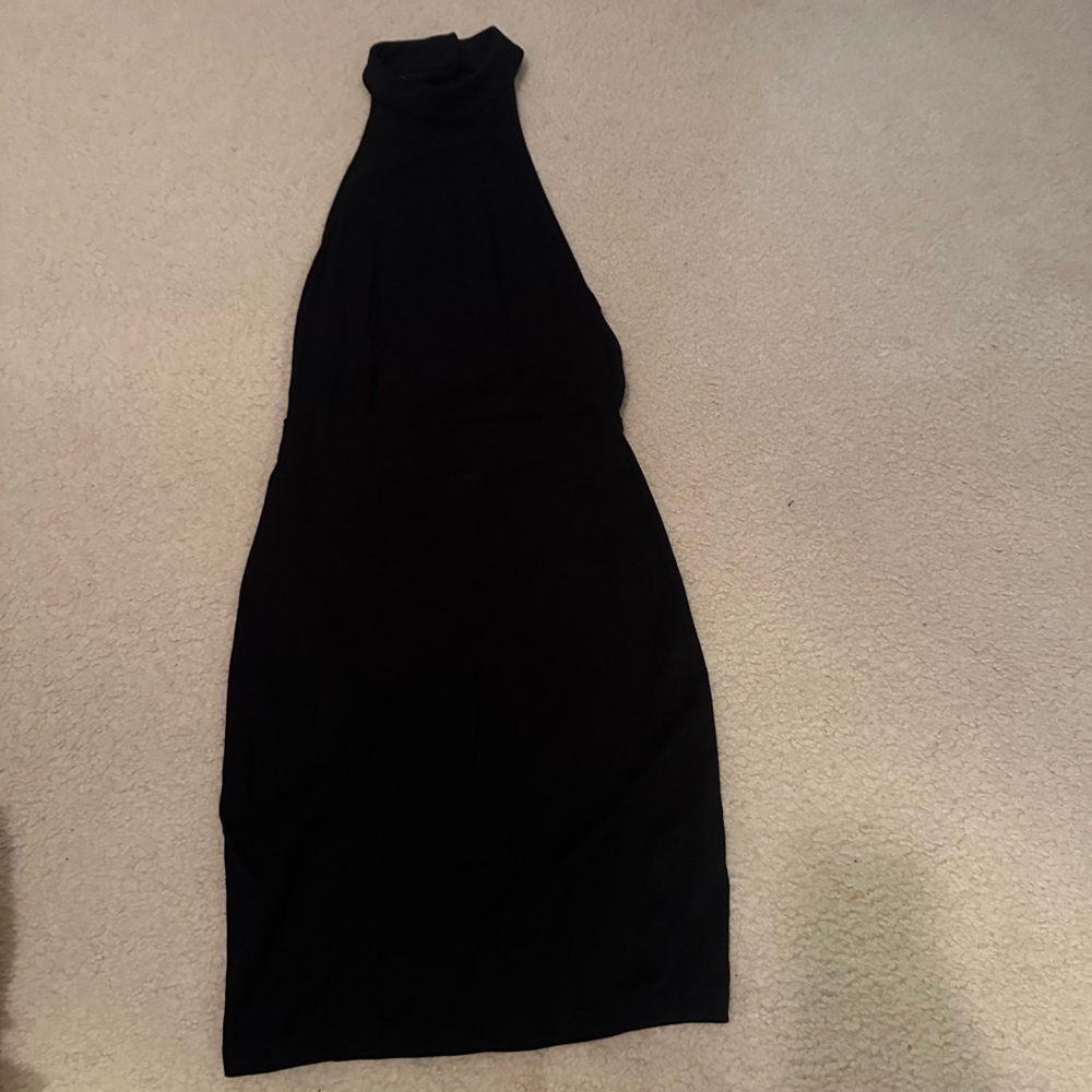 Silence + Noise Black Backless Dress